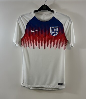 England Pre-Match Football Shirt 2018/19 Adults Small Nike H32