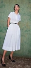 J.Crew Elena Drama Shirtdress in Cotton Poplin White 6 Sold Out New NWT