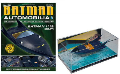 Batman #112 Boat Batboat + Automobilia Heft Comic 1:43 IXO Altaya Eaglemoss
