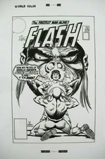 Production Art FLASH #329 cover, CARMINE INFANTINO & MURPHY ANDERSON art