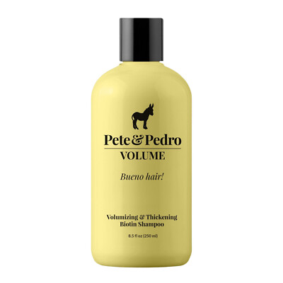 Pete & Pedro VOLUME Volumizing & Thickening Biotin Shampoo 8.5 oz