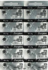 ENERGIZER 379 SR521SW (10 piece) 379 BATTERY NEW SEALED Authorize Seller