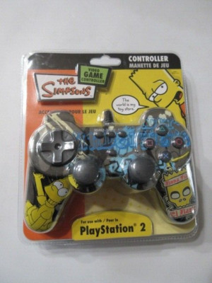 THE SIMPSONS Bart Simpson playstation 2 controller | eBay
