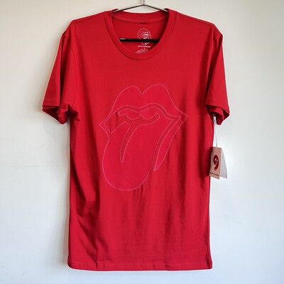 Rolling Stones Tongue T-Shirt Gr. Small RS No.9 Carnaby Red Classic Band Tee