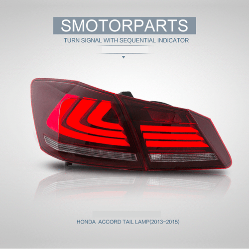 For 2013-2015 Honda Accord 4D Sedan Factory Style Rear LED Tail Light Brake Lamp - Picture 2 of 9