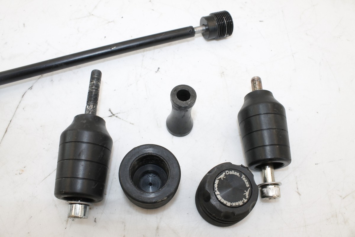 アンクル 03-04 NINJA ZX6R 636 TREX FRONT FRAME SLIDERS SLIDER AXEL GUARD
