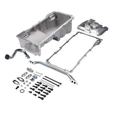 Front Wet Sump Retrofit Engine Oil Pan for Chevy LS LS1 LS2 LS3 LSX V8 4.8L 6.2L