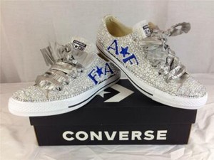 bedazzled tennis shoes