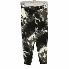 Z By Zella Unisex Kids Black Gray White Tie Dye Elastic Waist Jogger Pant Size M