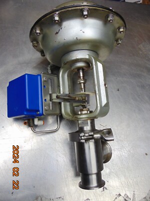 BADGER METER  3-15 RESEARCH CONTROL VALVE FOXBORO SRP981 PNEUMATIC POSITIONER 2''