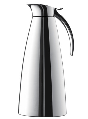 Emsa ELEGANZA Isolierkanne Thermoskanne Kaffeekanne Edelstahl, 1,0 L