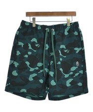 A BATHING APE Shorts GreenxBlack Camouflage L 2200709129103