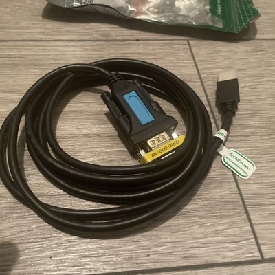 USB 2.0 Stecker auf RS232 Buchse DB9 Seriell Kabel Adapter Konverter mit PL2303 Chip