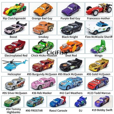 Disney Pixar Cars 3 National Numbered Racing Boost Sterling Diecast Model Cars