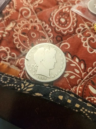 1898-P Barber Half Dollar – 90% Silver -