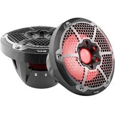 10" 300 Watt RMS 4-Ohm SVC Marine Subwoofer W/ LED RGB Lights Pair CF-10SUB DS18