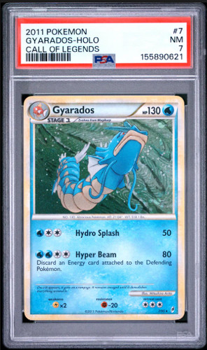 2011 Pokemon Call of Legends Gyarados Holo #7 PSA 7 NM
