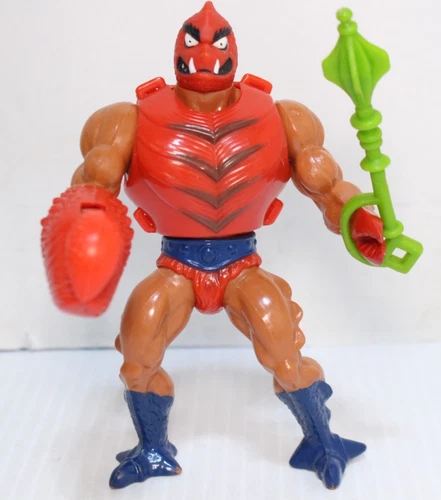 Vintage 1984 MOTU Clawful Figure Complete w/ Mace Mattel He-Man