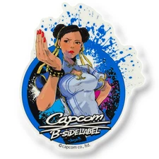 Street Fighter 6 Chun-Li CAPCOM ✦ B-Side Label Sticker ✦ Japan