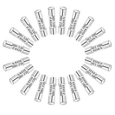 Ceramic Cartridge Fuses 0.5A 250V 6x25mm Fast Blow for Energy Saving Lamp 20pcs