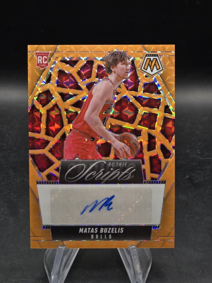 Matas Buzelis 2024-25 Panini Mosaic Rookie Scripts RS-BUZ