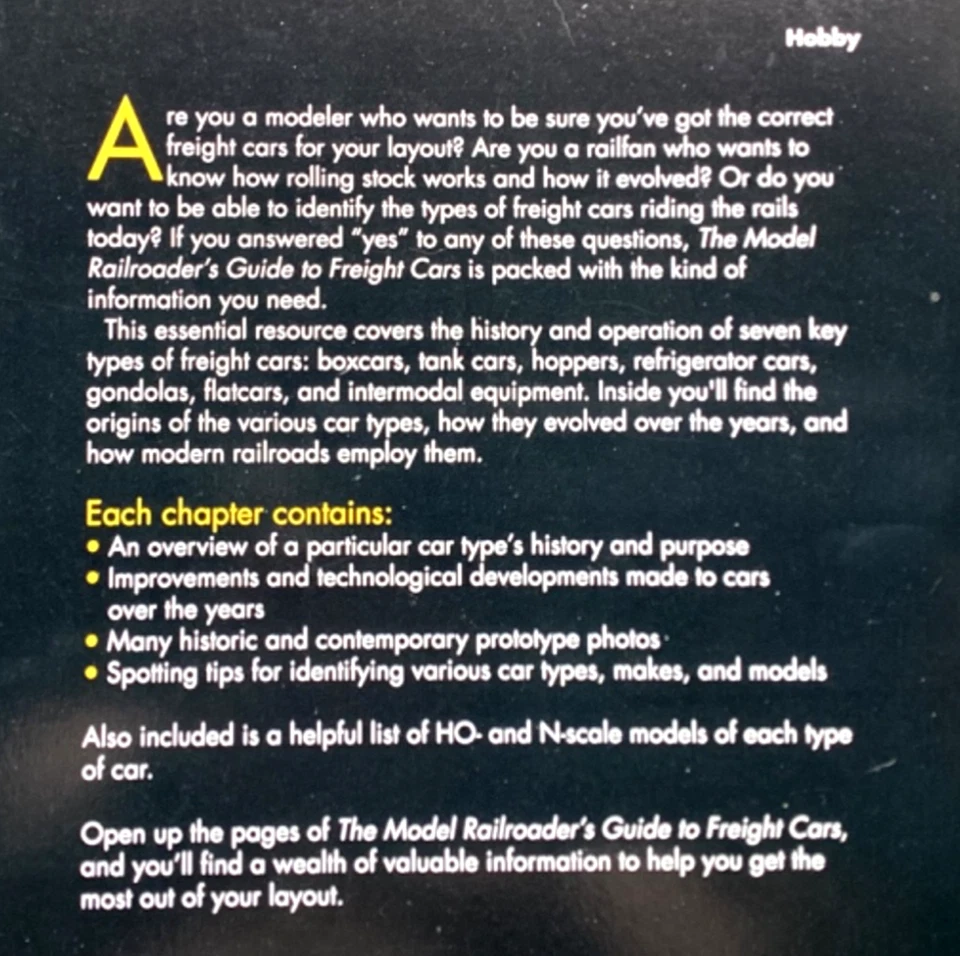 Kalmbach Book Model Railroader's Guide to Freight Cars by Jeff Wilson 12450 New - Image 2 of 4