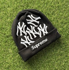 supreme yankees Box Logo beanie New Era Brand New Fast Shipping