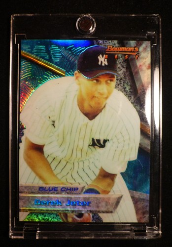 Derek Jeter [Blue Refractor] #2 card from 1994 Bowman's Best
