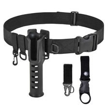 Fishing Wading Belt Rod Holder Adjustable Wader Waist Belt for Fly Surf Casting