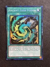 YuGiOh! - Ancient Gear Fusion RA05-EN063 Collector's Rare 1st Edition Near Mint