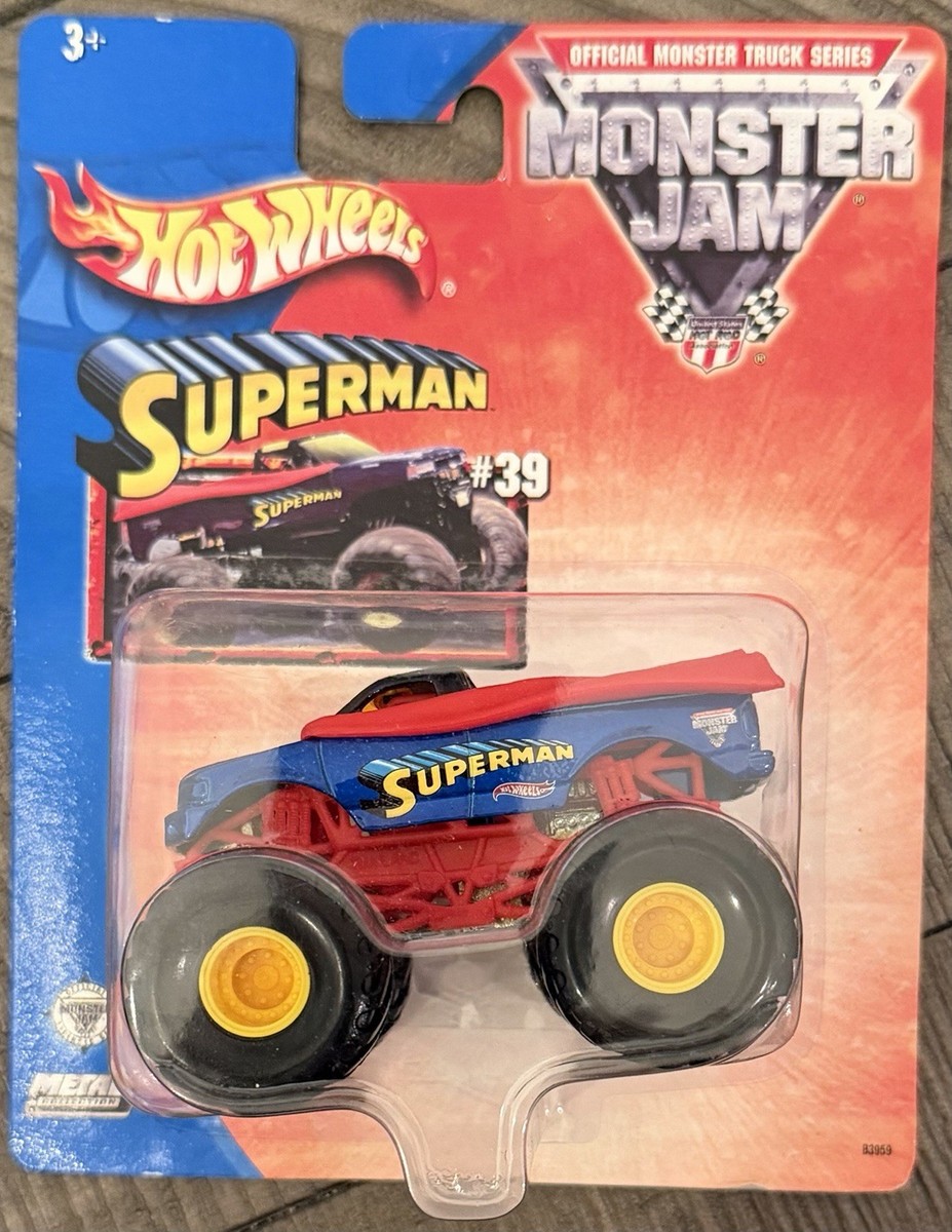 Hot Wheels Monster Jam Superman #39 Official Monster Truck Series