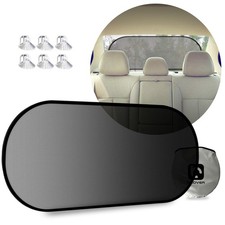 Car Rear Window Sun Shade Mesh UV Protection Visor 39x20  with Suction