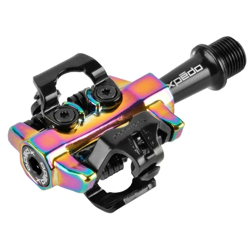 Xpedo CXR Clipless Pedals, Oil Slick