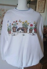 Womens Vintage Large/ XL Basic Editions White...