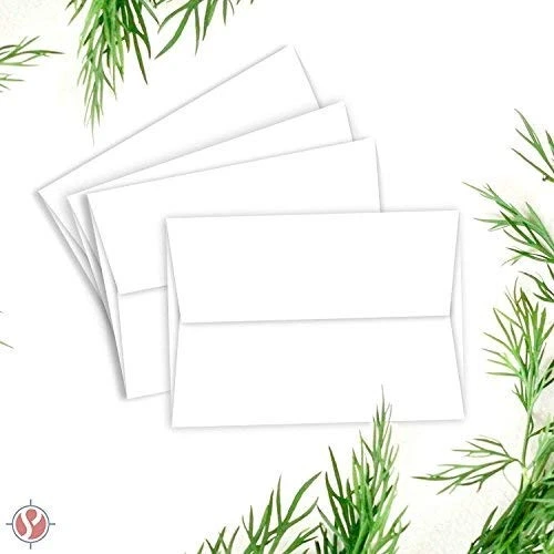 A2 White Invitation Envelopes (4 3/8" x 5 3/4") Fits 4.25 x 5.5 Inch Invitati... - Image 3 of 4
