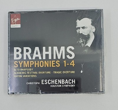 Brahms Symphonies 1-4, Eschenbach [Virgin 4 CD Box Set] NEW SEALED