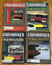 Car and Driver Magazine Vintage Lot of 54 - 1983-90