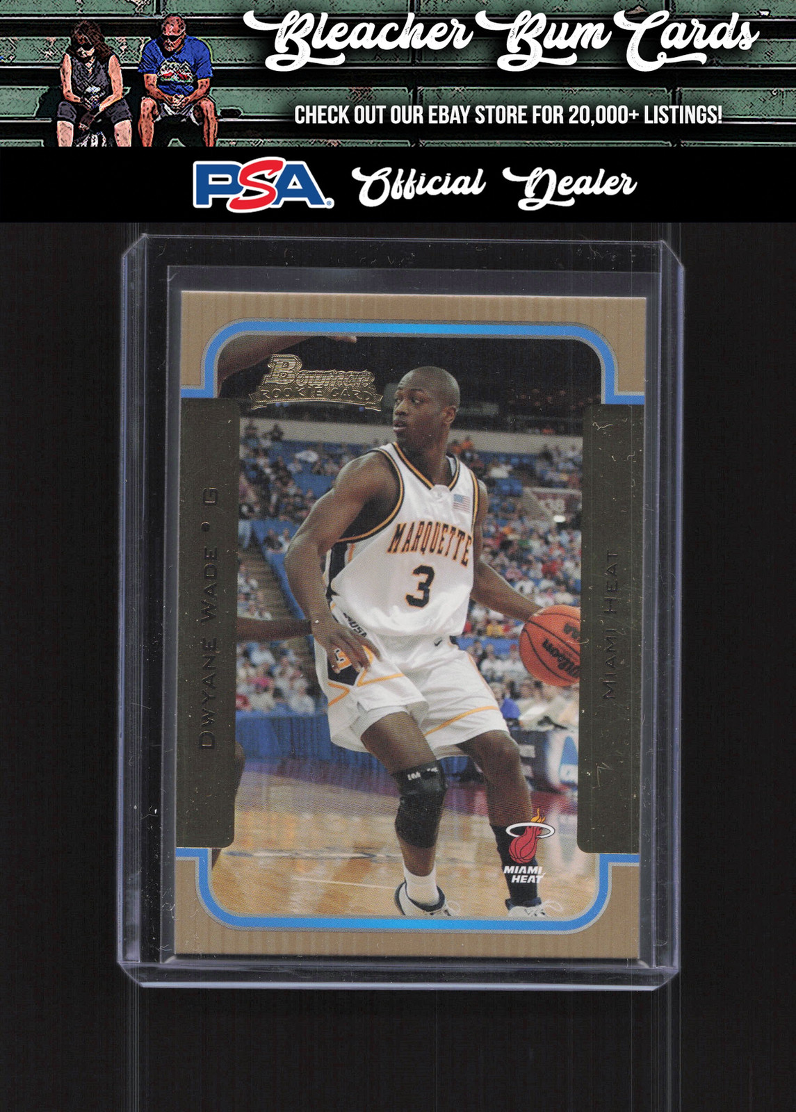 2003-04 Bowman 149 Dwyane Wade Gold Rookie