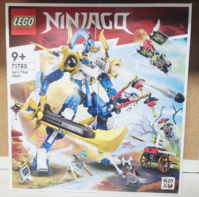 LAO LEGO Ninjago 71785 Jay's Titan Mech 794pcs 6 Minifigs Ninja Robot