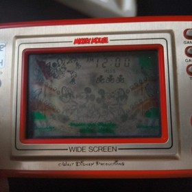Vintage Nintendo Game & Watch Mickey Mouse. Handheld game, w/Manual, Box,Working
