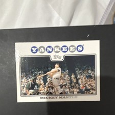 Topps 2008 Topps Mickey Mantle #7 New York Yankees Baseball Card Base Set