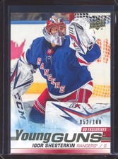 2019 UPPER DECK IGOR SHESTERKIN #538 YOUNG GUNS EXCLUSIVES ROOKIE /100!