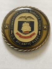 USN Rare Commandant Naval Surface Force Atlantic Fleet CHALLENGE COIN 1775-1975