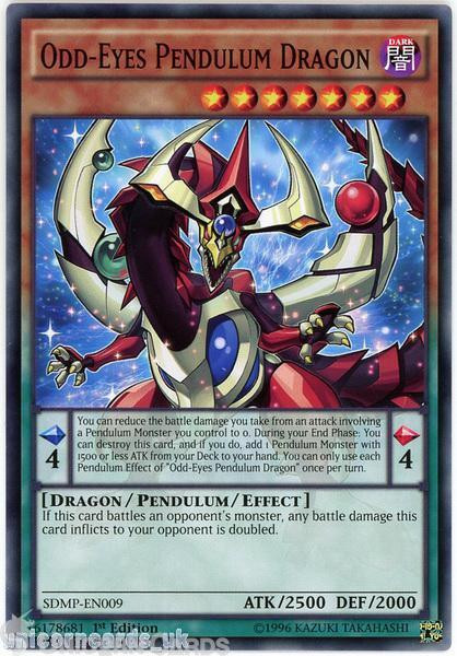 SDMP-EN009 Odd-Eyes Pendulum Dragon 1st edition Mint YuGiOh Card