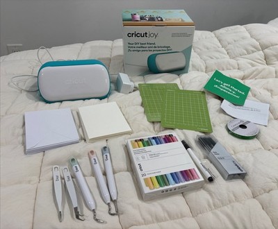 Cricut Joy Machine Bundle Cards Tool Set Pens New Opened Box Never Used Mint
