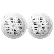 2x Pyle PLMR61W 120 Watts 6.5'' Dual Cone White Marine Speakers