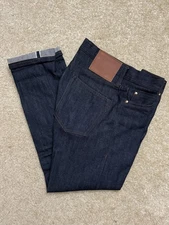 UB401 the Unbranded Brand Jeans Size 30x29 Tight Fit Selvedge, 14.5 oz Denim