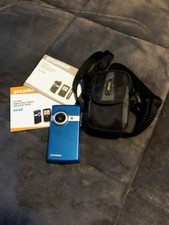 Sylvania Blue Pocket Digital Video Camera w/ Case - Used, Flat Shipping