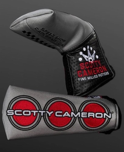 Scotty Cameron Silver Three Red Dots Putter Headcover Speed Shop Limited Blade