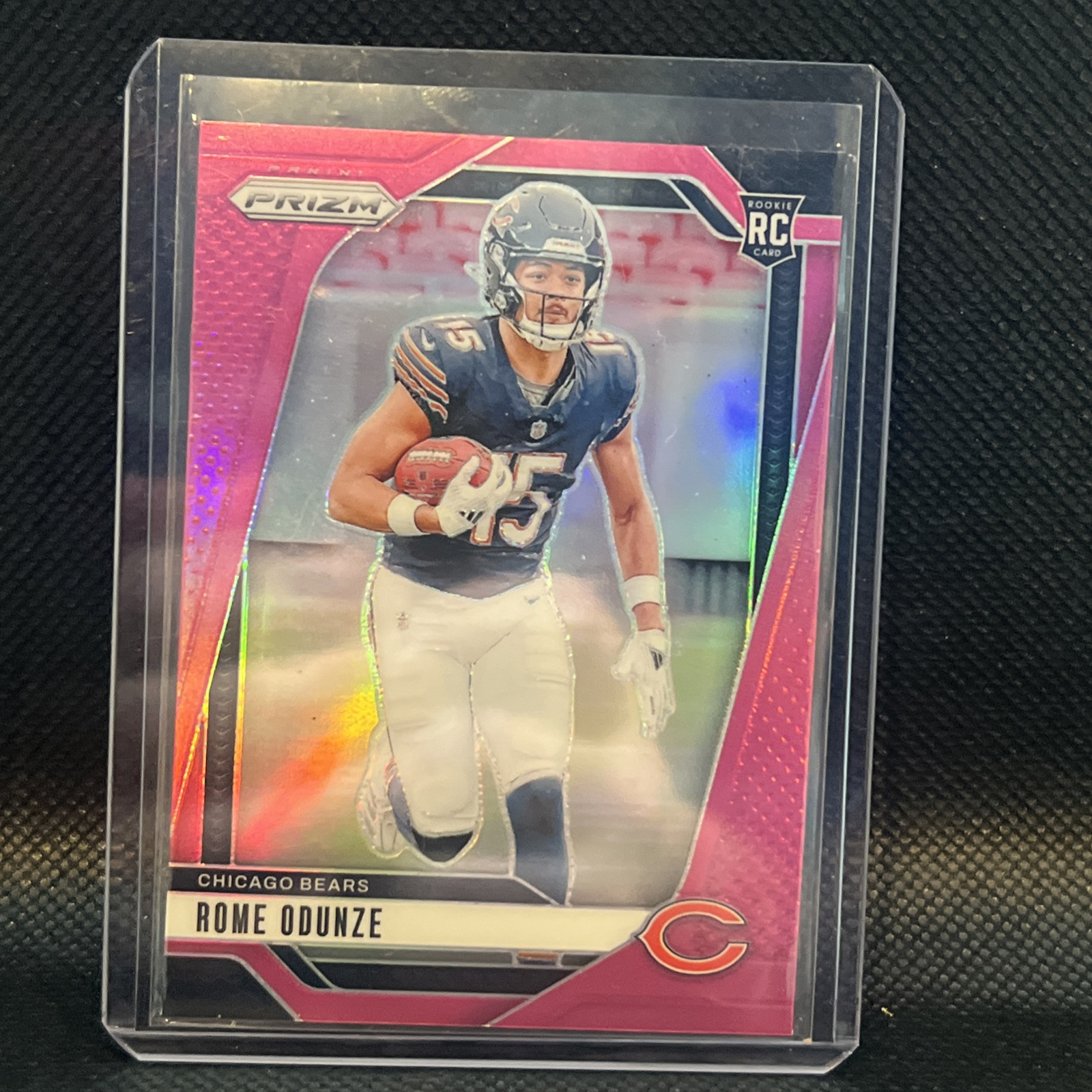 2024 Panini Prizm - Rookies Pink Prizm #385 Rome Odunze (RC)